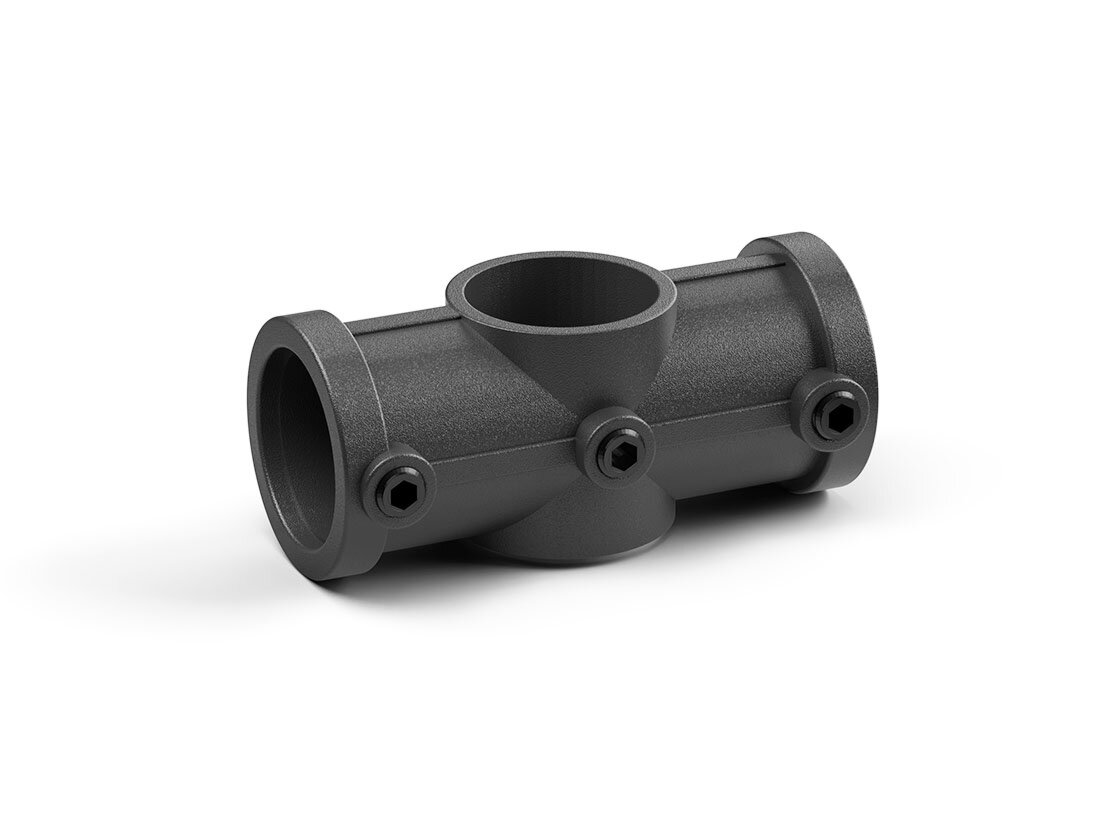PIPE Kreuz-Verbinder variabel [Z] | 3/4" | schwarz