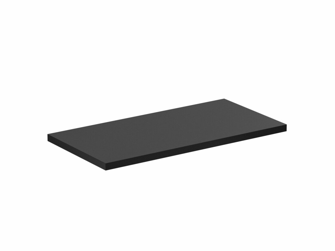 PIPE Regalboden | 60x30x1,9 cm | schwarz