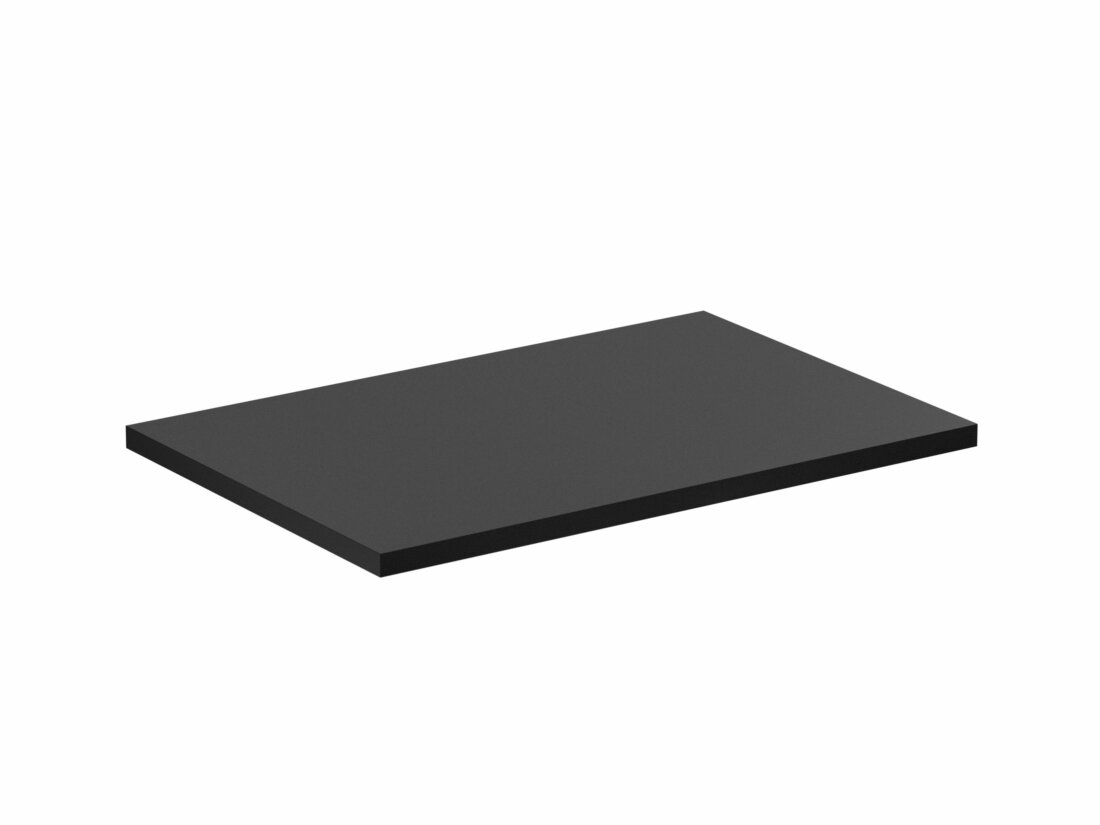 PIPE Regalboden | 60x40x1,9 cm | schwarz