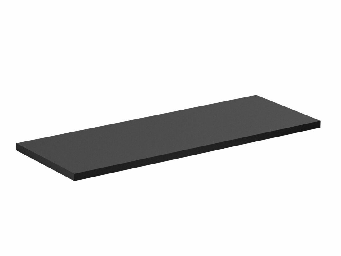PIPE Regalboden | 80x30x1,9 cm | schwarz