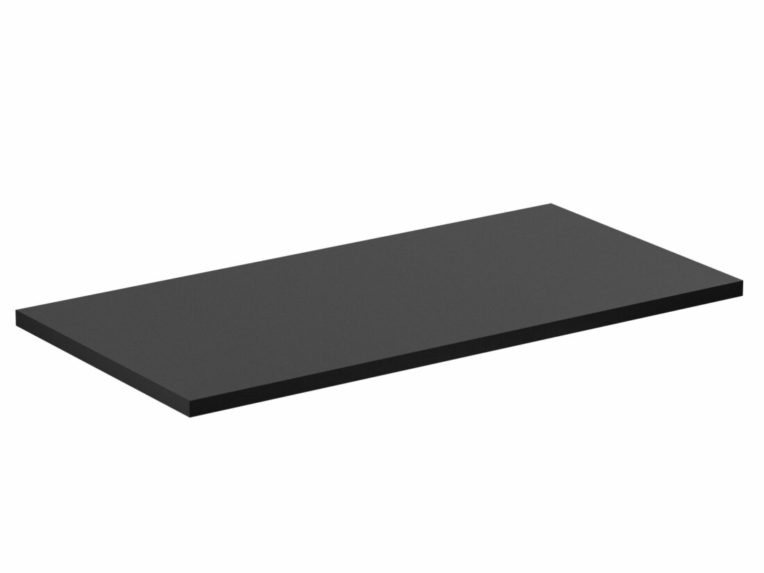 PIPE Regalboden | 80x40x1,9 cm | schwarz