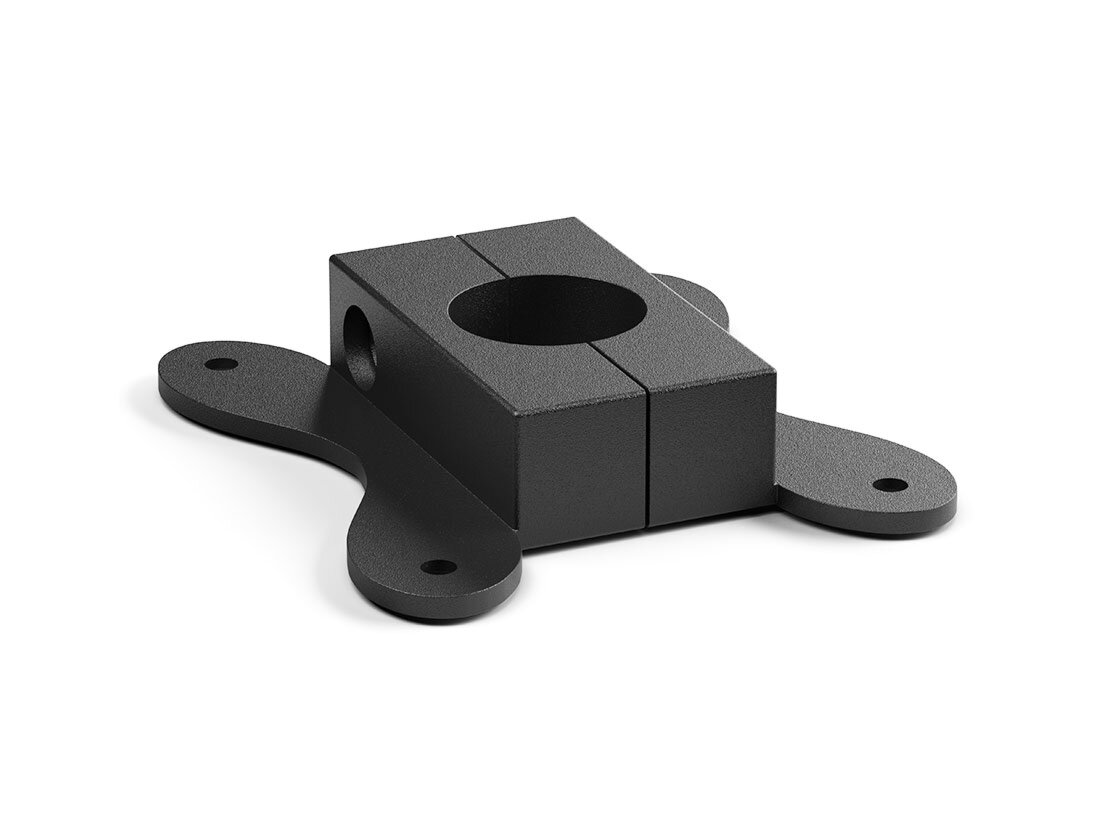 PIPE Regalbodenhalter beidseitig [Y] | schwarz