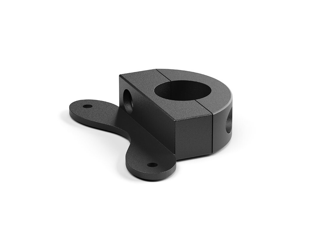 PIPE Regalbodenhalter einseitig [X] | schwarz