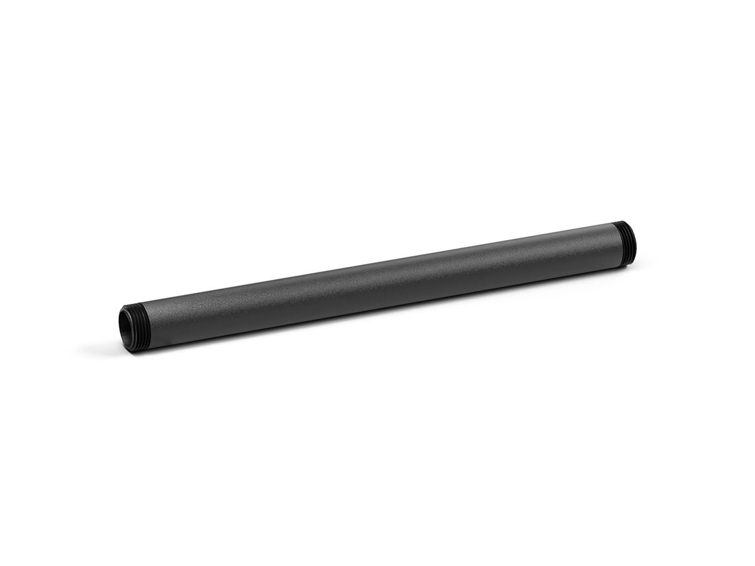 PIPE Rohr [T] | Ø 2,5 cm - 30 cm - 3/4" | schwarz