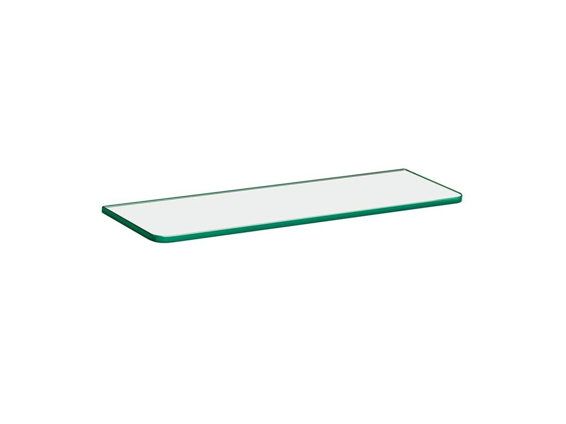 ROUND Glasboden | 400x120x8 mm | klar