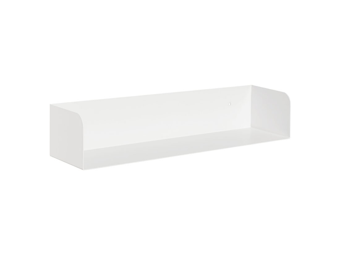 SHOWCASE Metal Wall Shelf | 60x15x12 cm | white