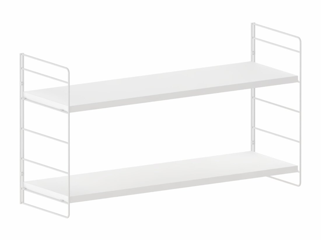 STEP XL-1x1 Hängeregalsystem | Dekor weiß