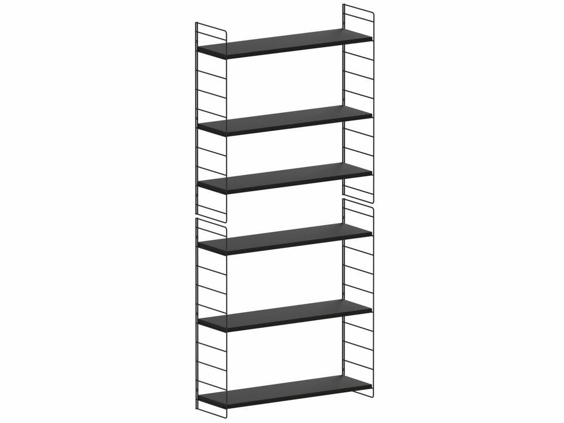 STEP XL-1x5 Hanging Shelf | Decor black