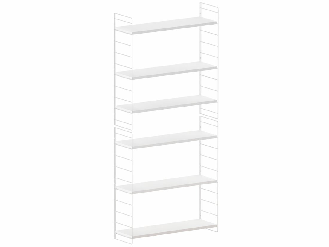 STEP XL-1x5 Hanging Shelf | Decor white