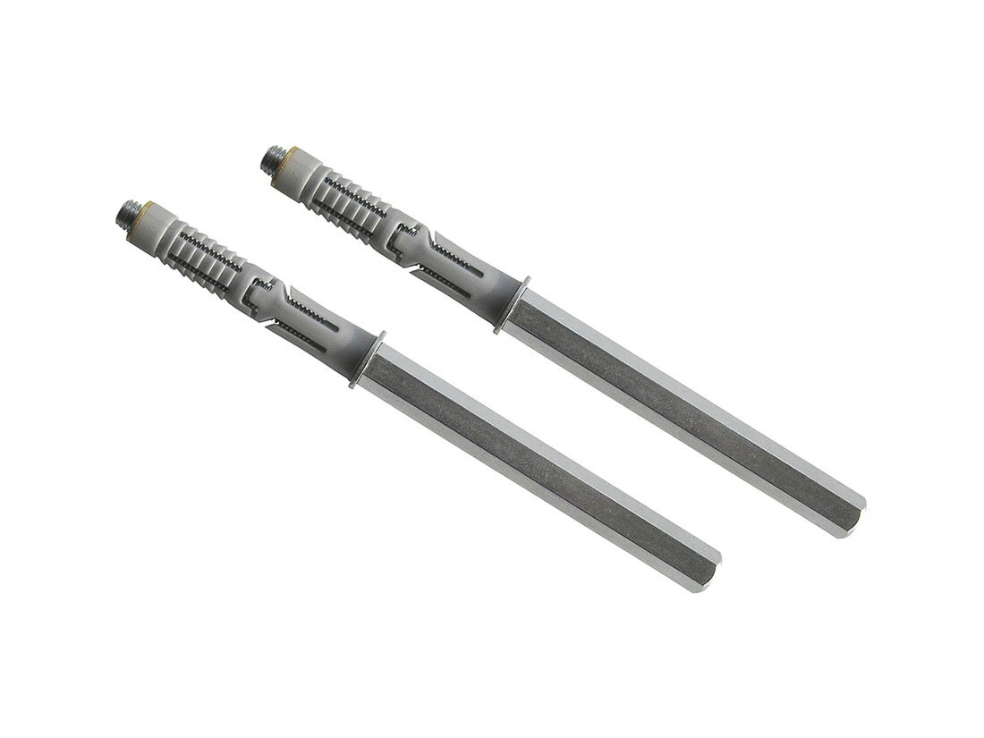 STRONGFIX Tablarträger - 2 Stck | 10x1,2 cm | verzinkt