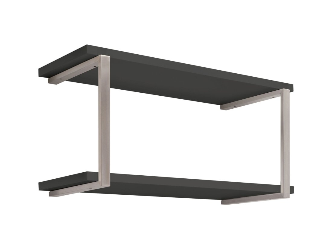SUMO+ARC Wall Shelf | 80x32x39 cm | Decor black