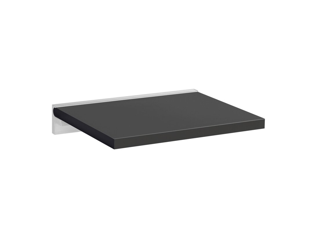 SUMO+CUBE Wall Shelf | 45x40 cm | black/silver