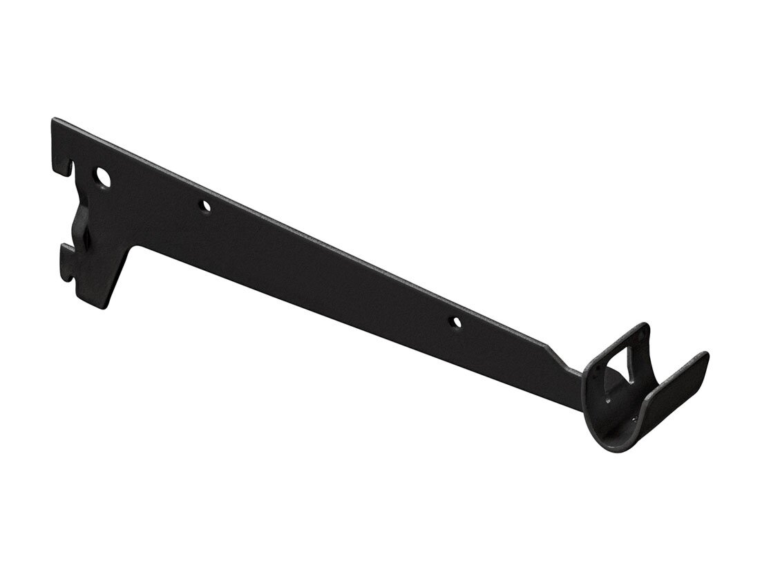 Träger Kleiderstange | 250 mm | schwarz