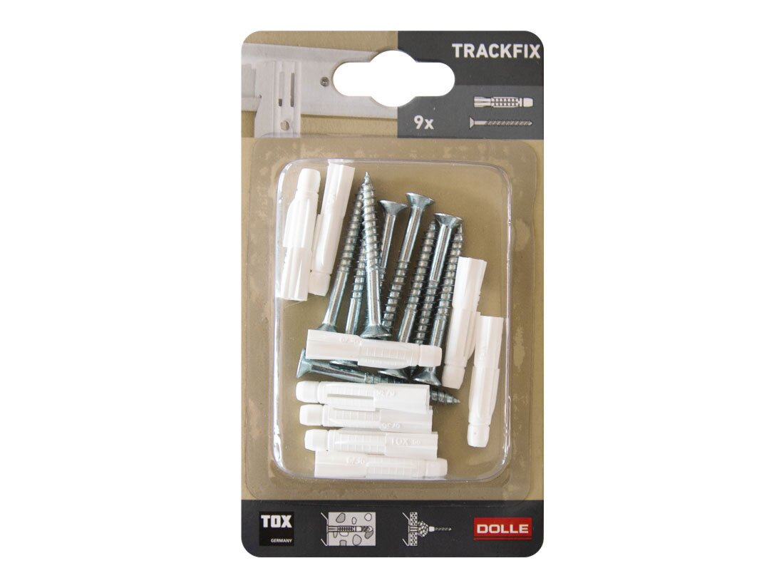 WALK-IN Befestigungsset TrackFix | für 1-2 Wandleisten