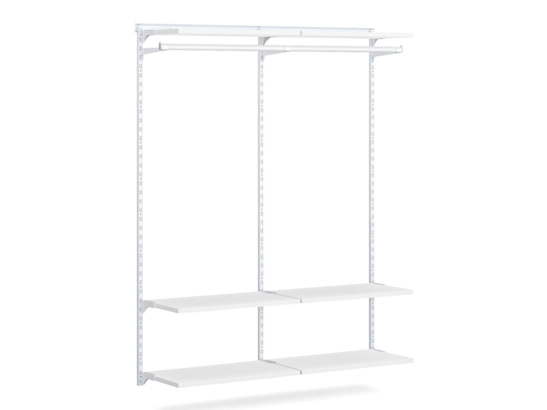 WALK-IN L-200 Wardrobe Shelving | Decor white