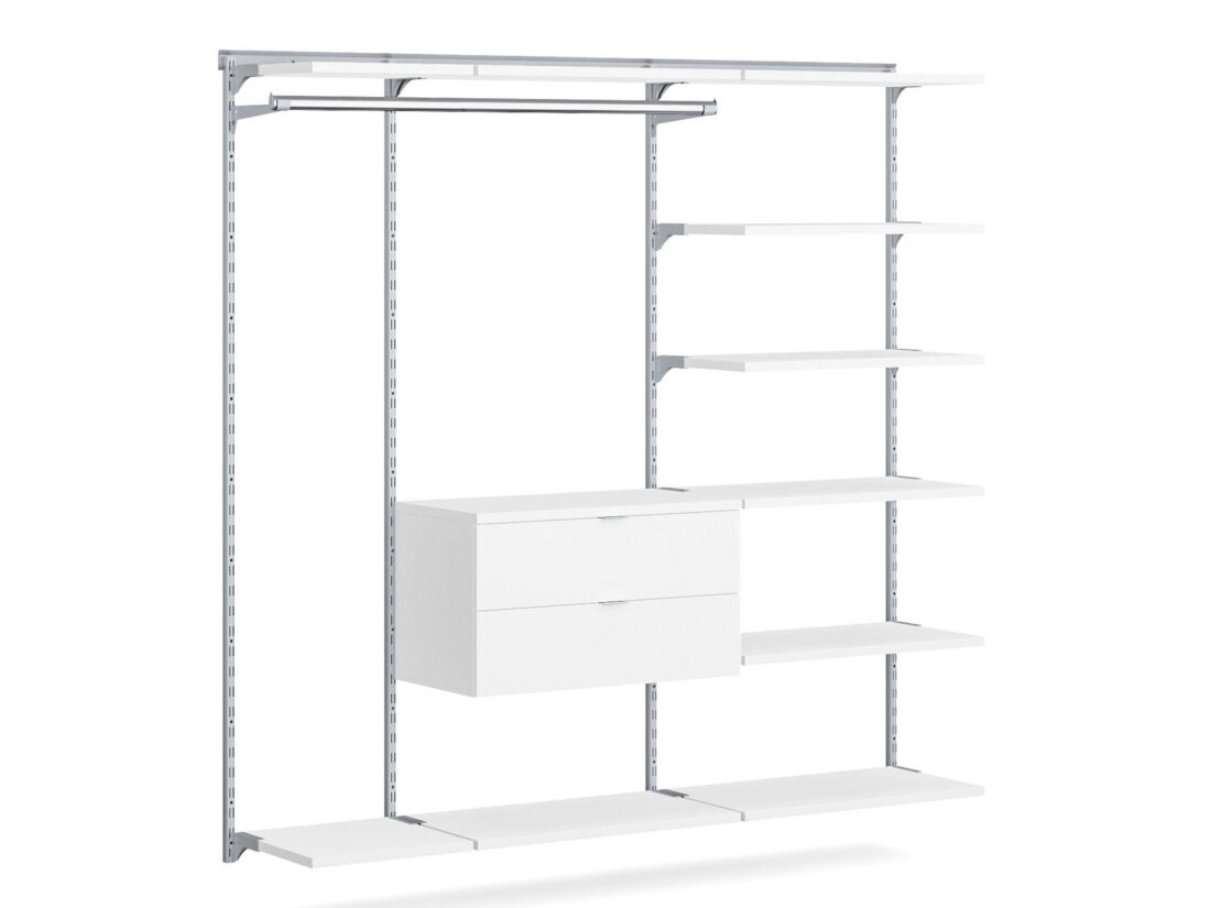 WALK-IN L-254 Schranksystem | 215x200x45 cm