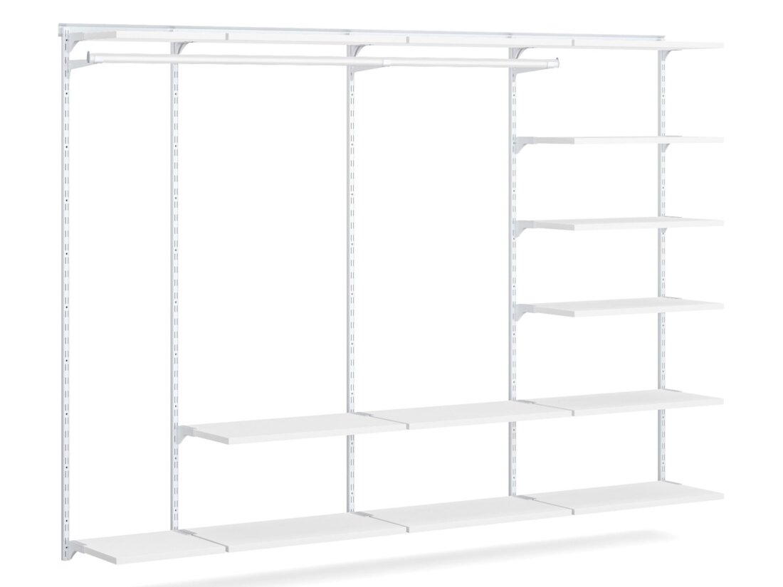 WALK-IN L-351 Wardrobe Shelving | 295x200x43 cm | white
