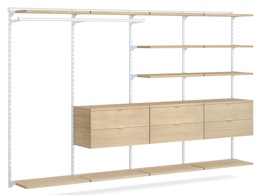 WALK-IN L-406 Étagère placard | 330x200x45 cm