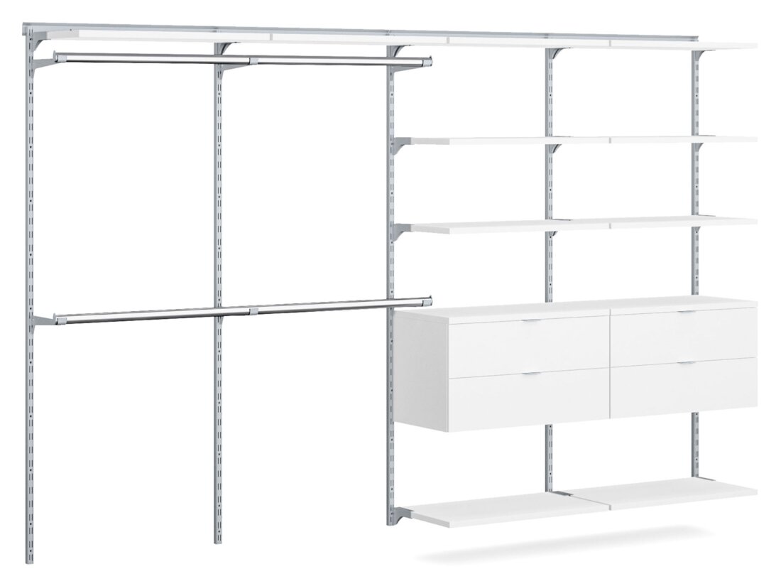 WALK-IN L-407 Étagère placard | 330x200x45 cm