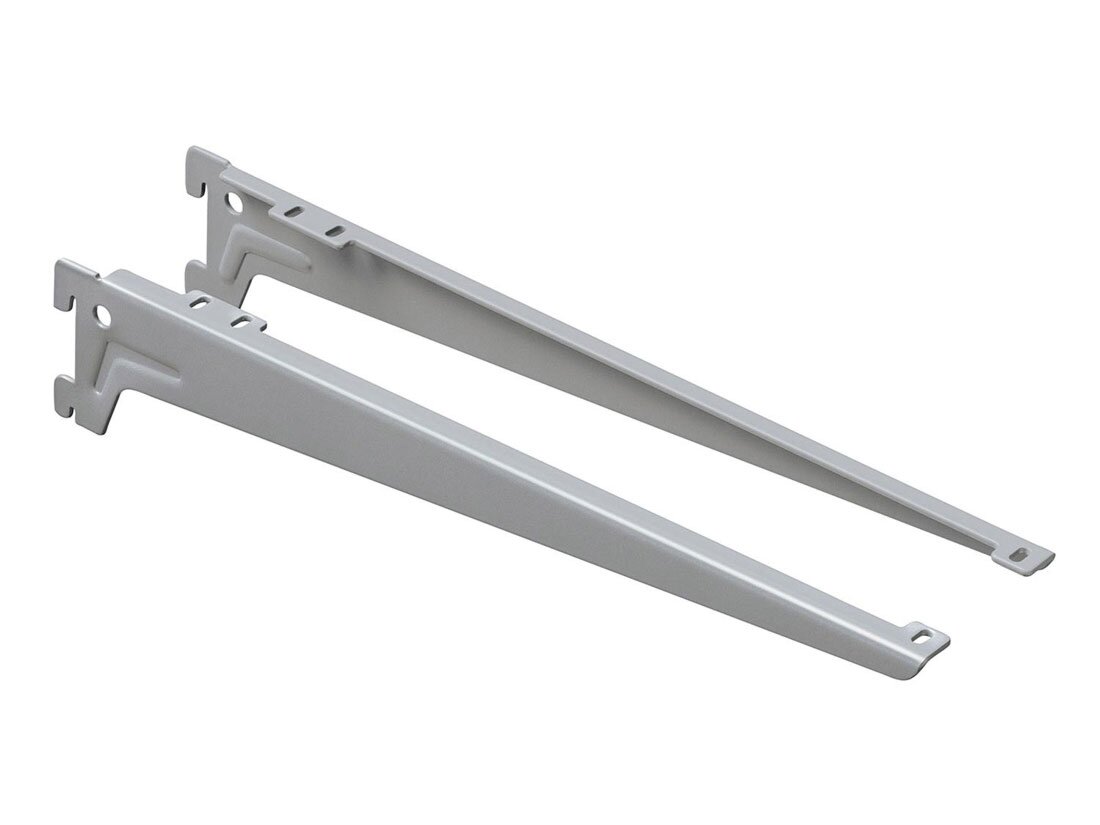 Winkelträger - 2 Stck | 180 mm | grau