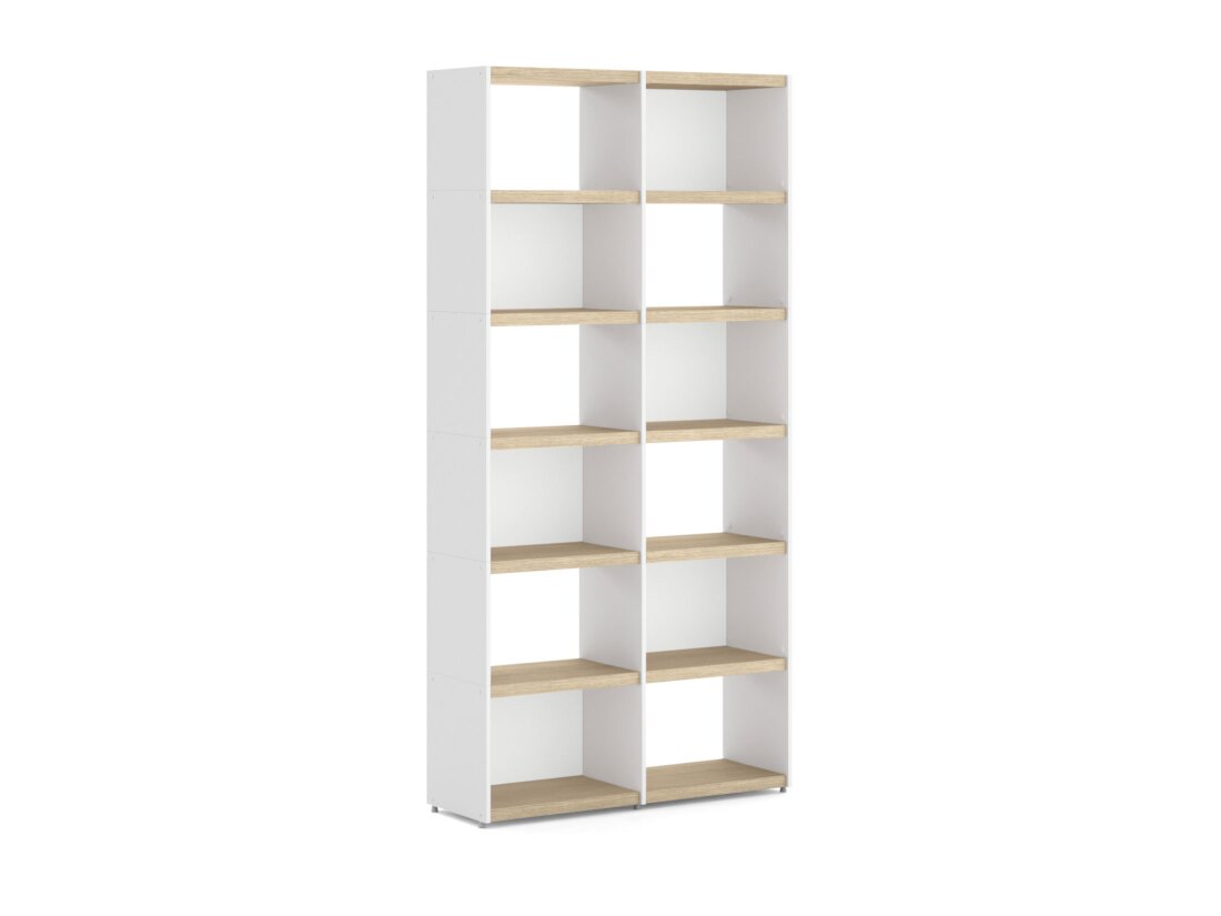 YOMO 2x6 Shelving System | 113x225x35 cm | Decor oak
