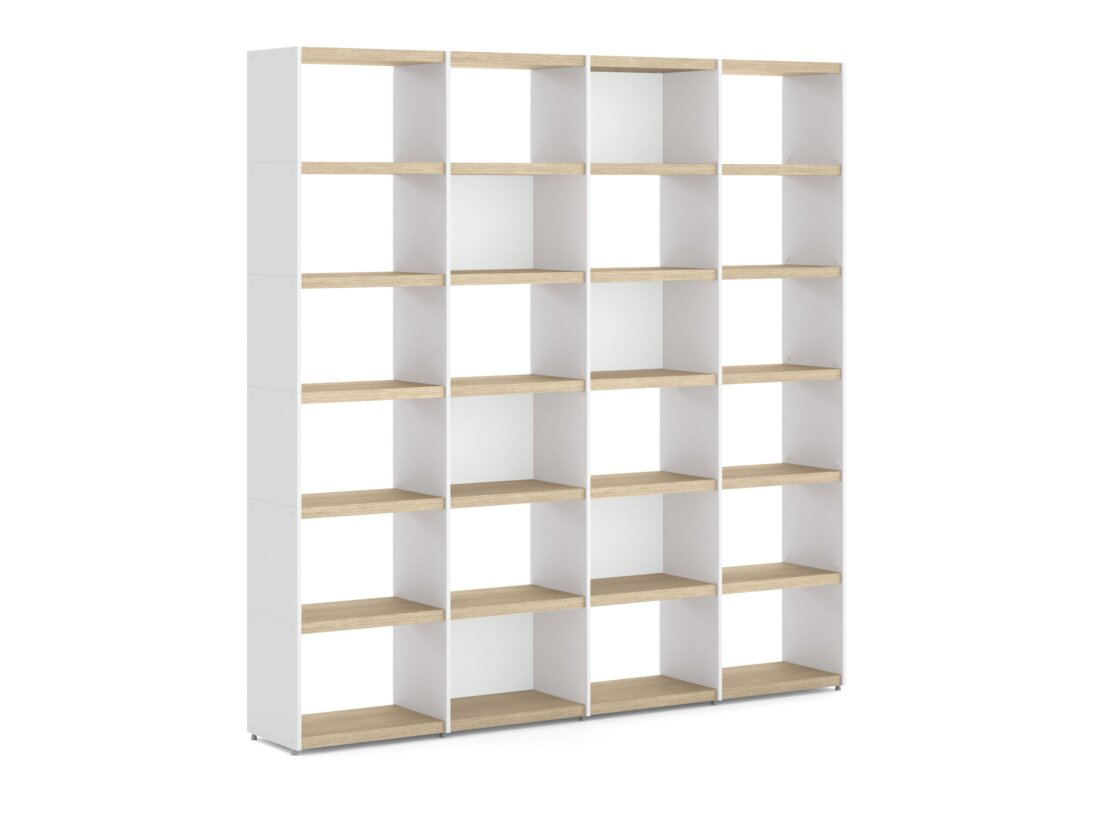YOMO 4x6 Shelving System | 224x225x35 cm | Decor oak
