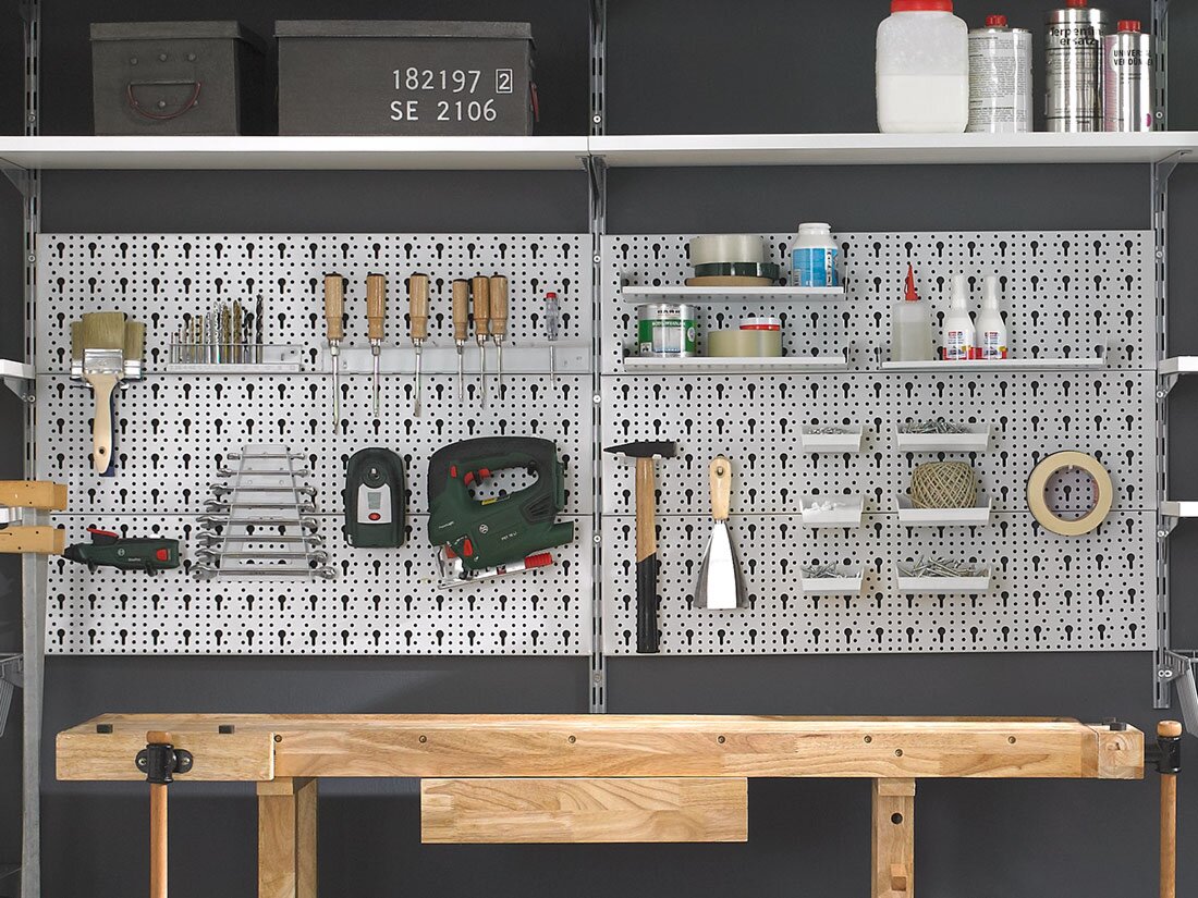 PANEL Peg Board - 2 pcs | 80x20 cm | regalraum.com