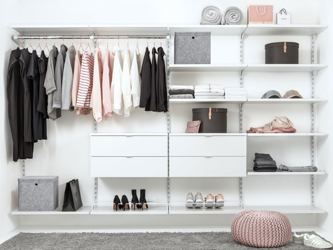 WALK-IN L-205 Schranksystem | 165x200x45 cm