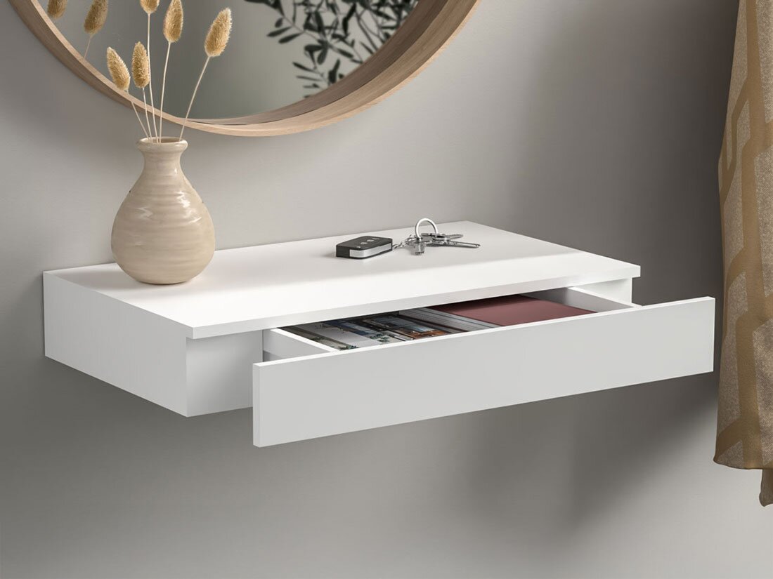 CASSETO Wandregal mit Schublade