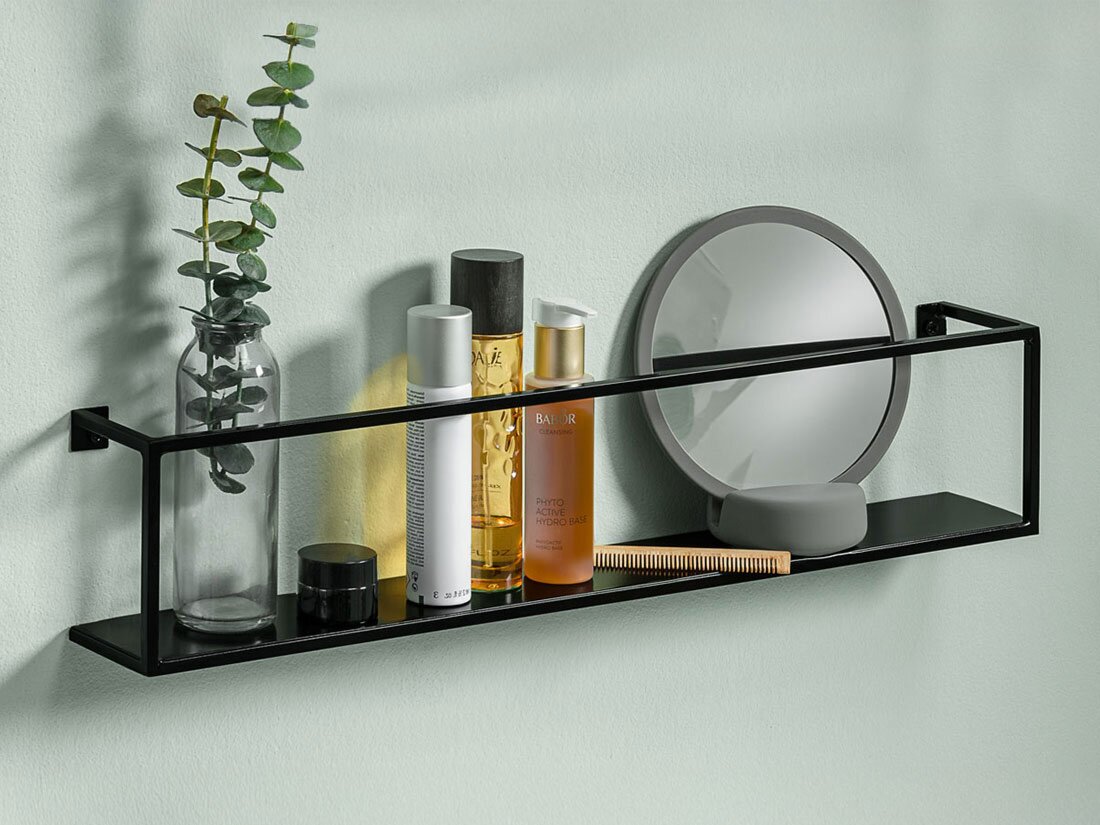 AQUARIUM Badkamer wandrek | zwart