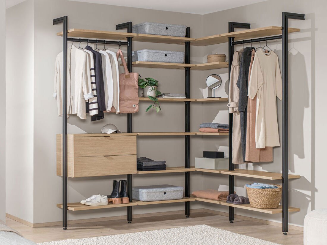 CLOS-IT W-408 Eckkleiderschrank