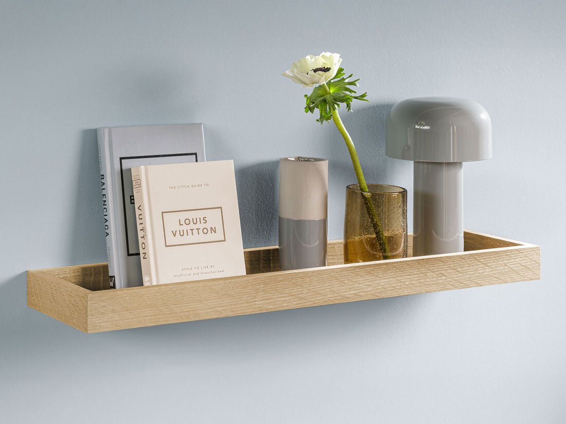 LOGGIA Wandregal | Dekor eiche vintage