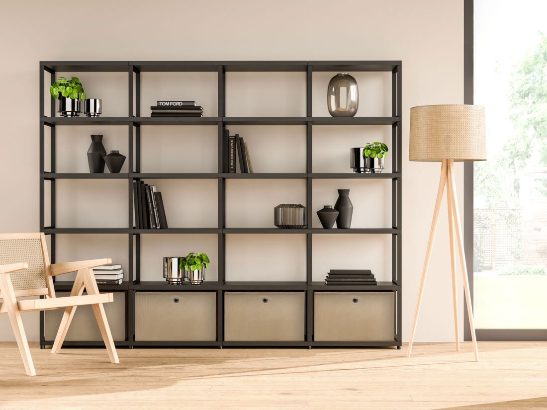 MAXX M-4x5 Bücherregal | 231x183x33 cm | Motto Bücher