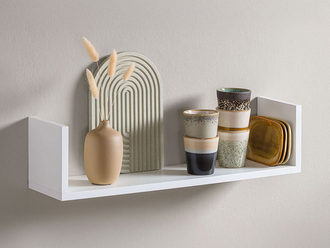 RACK Wandregal | 60x15x15 cm | weiß