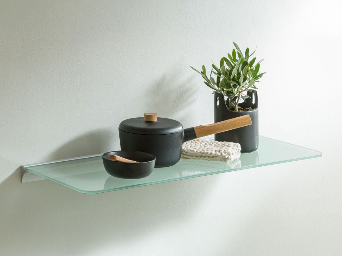 ROUND+RAIL Küchenregal | Dekor satiniert