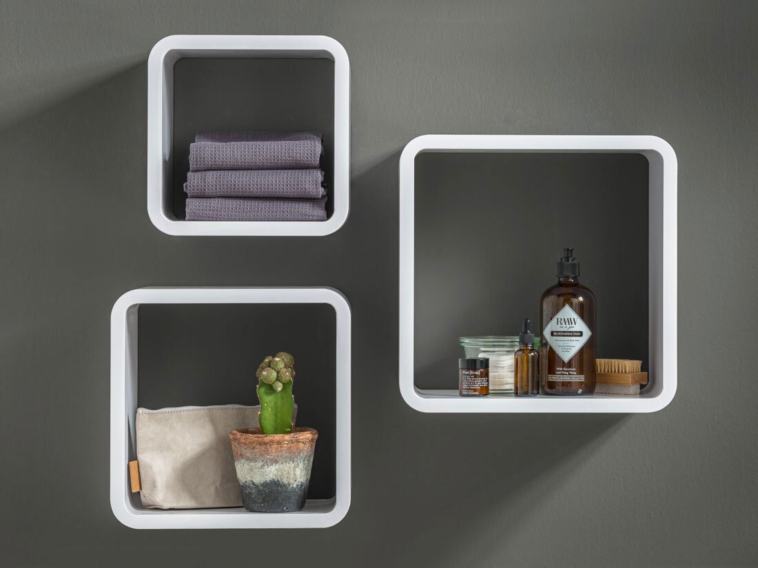 SOFTCUBE Wandkubus set - 3 stuks