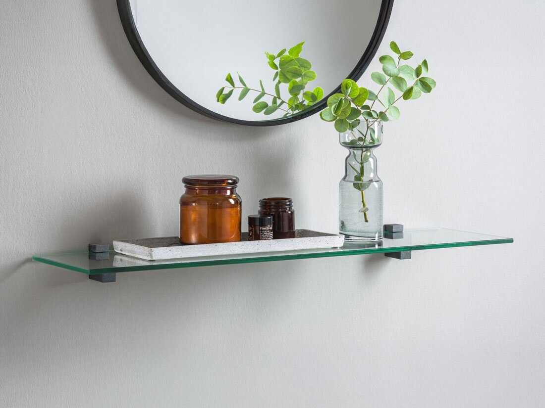 SQUARE+CUADRO Wandregal Bad Glas | Motto Bad