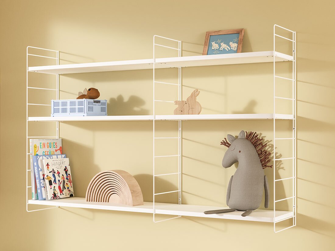 STEP L-2x2 Étagère pour chambre d'enfant | Thème chambre d'enfant