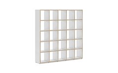 BOON 5x5 Cube Storage Unit | 181x183x33 cm (LxHxD) | Decor white
