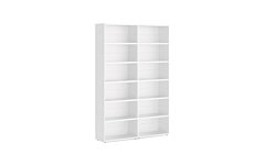 CASE Maxi-2x6 Bookcase | 150x221x34 cm (LxHxD) | white
