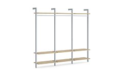 CLOS-IT W-300 Shelving System | 250x228x44 cm (LxHxD)
