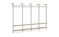 CLOS-IT W-400 Shelving System | 333x228x44 cm (LxHxD)