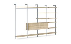 CLOS-IT W-404 Shelving System | 333x228x46 cm (LxHxD)