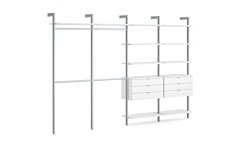 CLOS-IT W-407 Shelving System | 333x228x46 cm (LxHxD)