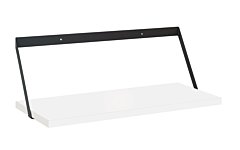 LITE+EDGE Hanging Shelf | 60x20 cm | Decor white