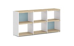 YOMO 3x2 Shelving System | 168x79x35 cm (LxHxD)