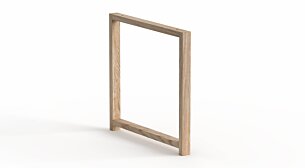 AIKO Side Frame | 36,2x2,8x34,6 cm | solid ash