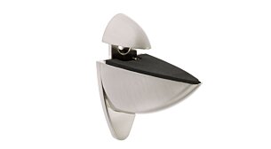 ARA Regalträger - 2 Stck | für Böden 0,6-2,5 cm | edelstahl-optik