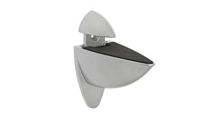 ARA Shelf Brackets - 2 pcs | for shelf boards 0,6-2,5 cm | silver