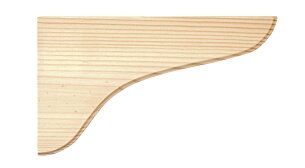 BASIC Wooden Shelf Brackets | pine
